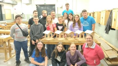 Projekt "Budka" - spolupráce 7.C s klienty DTS Jihlava