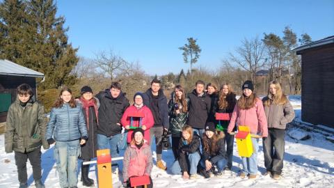 Projekt "Budka" - spolupráce 7.C s klienty DTS Jihlava