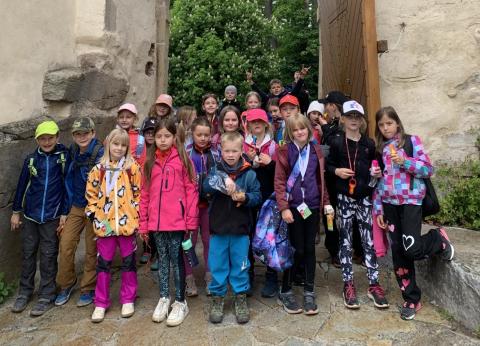 Výlet na hrad Roštejn  2.B