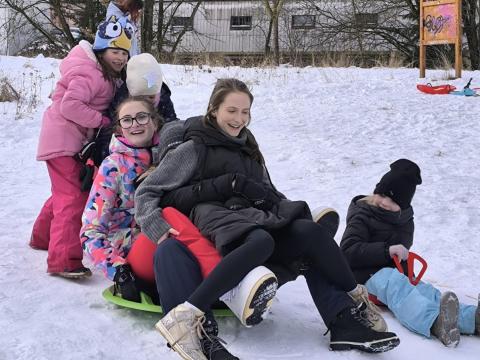 Bobování prvňáčků a deváťáků  (1.A a 9.A)