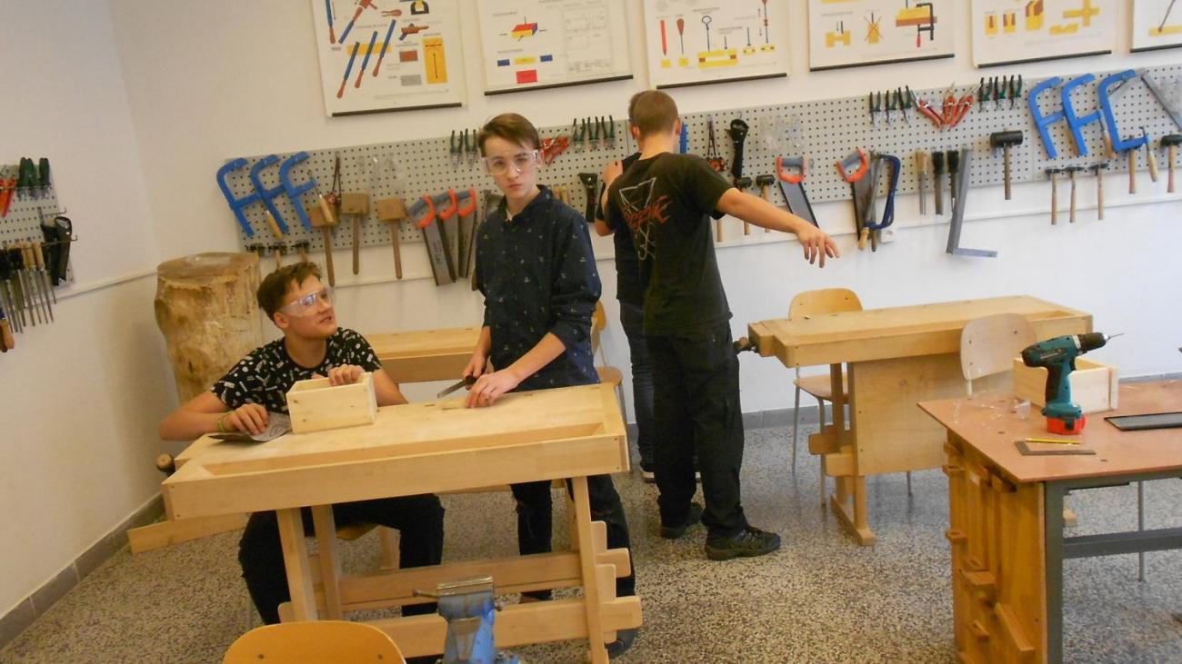 Seminář světa práce - první výrobek - 9. AB