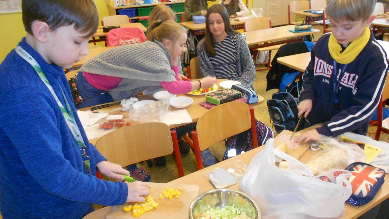 Příprava pokrmu studené kuchyně - 5. B