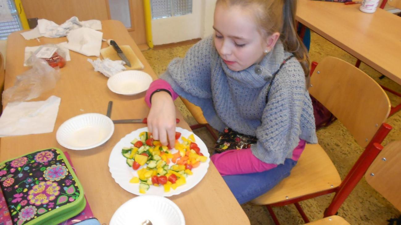 Příprava pokrmu studené kuchyně - 5. B