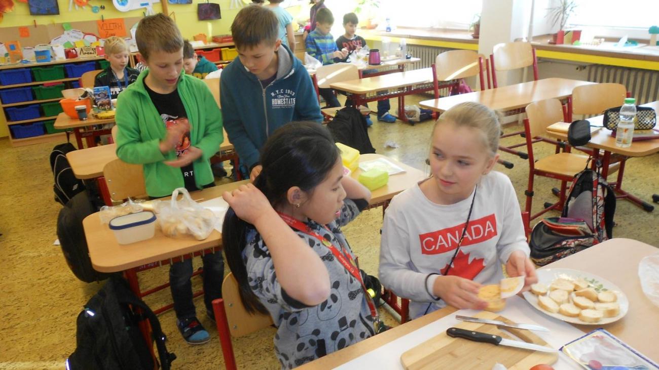 Příprava pokrmu studené kuchyně - 5. B