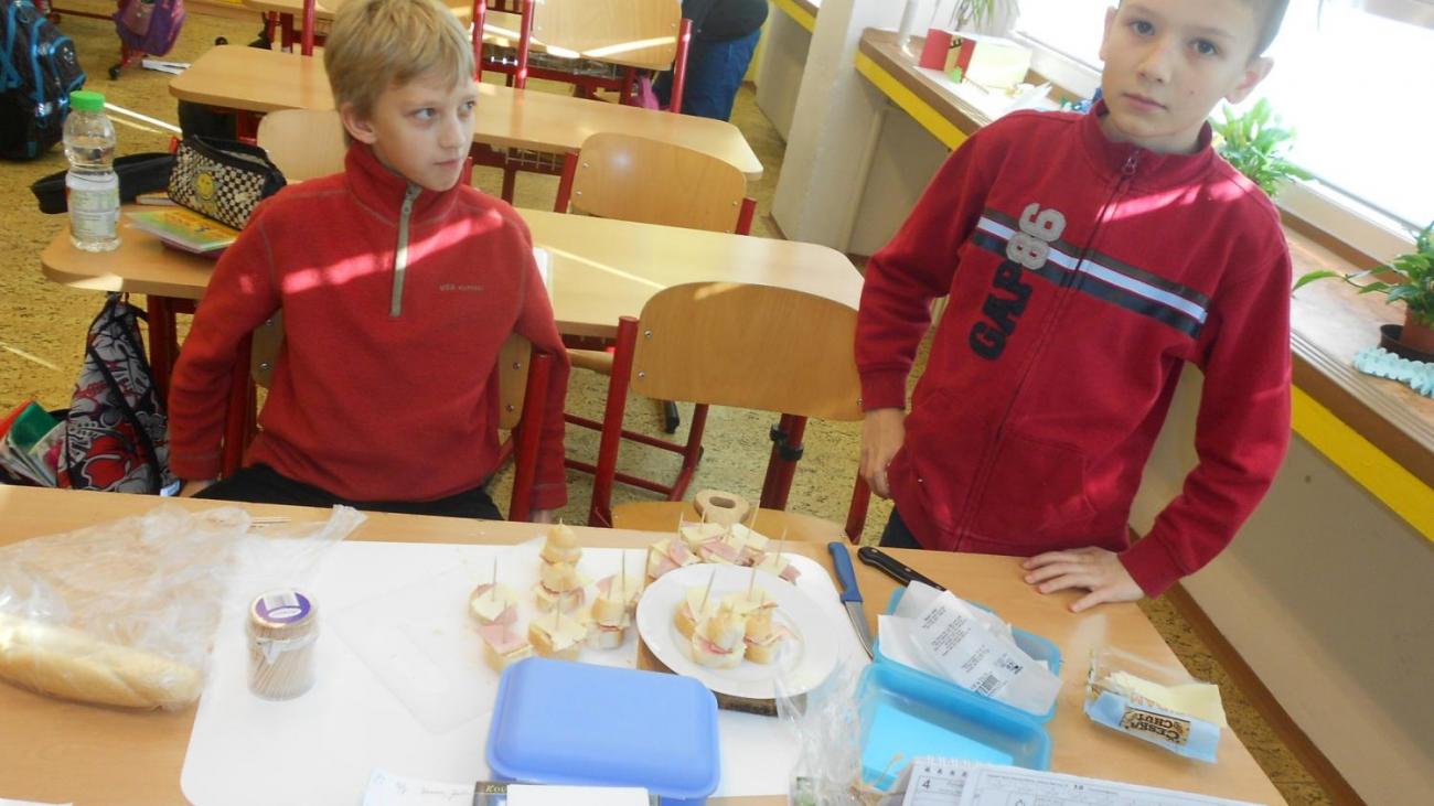 Příprava pokrmu studené kuchyně - 5. B
