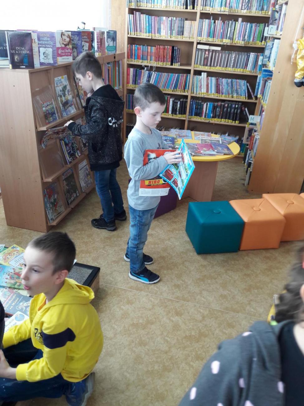 Návštěva knihovny (1. ročník)