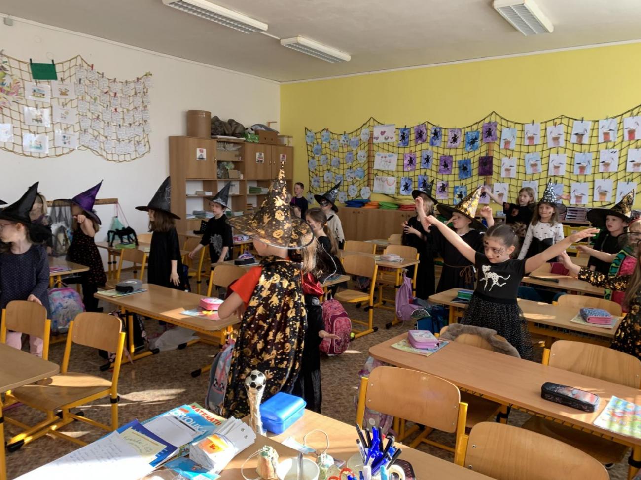 Čarodějnický den  1.A, 1.B, 1.C