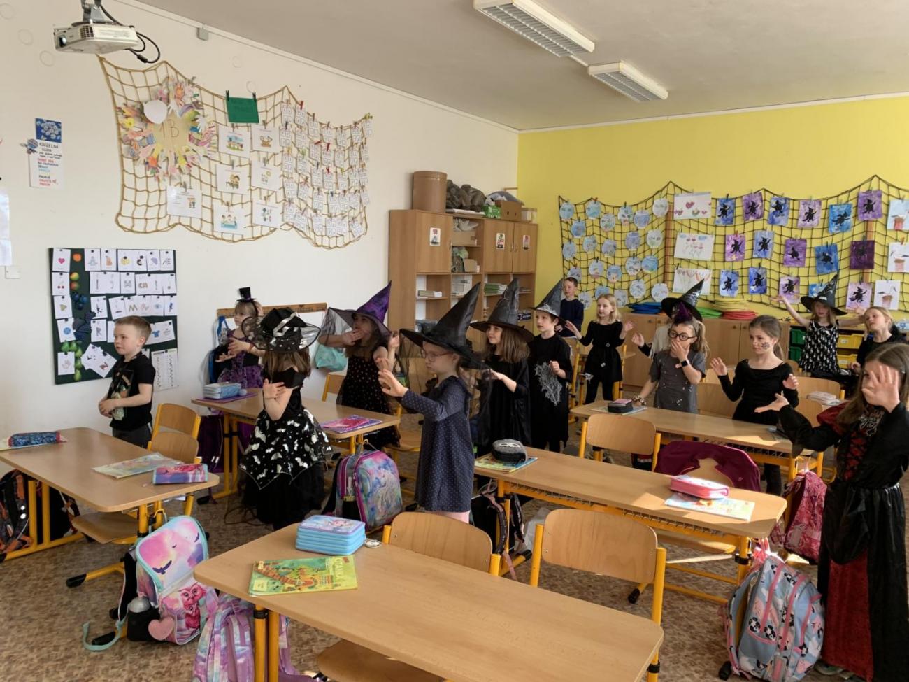 Čarodějnický den  1.A, 1.B, 1.C