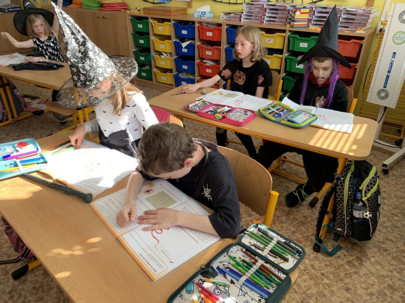 Čarodějnický den  1.A, 1.B, 1.C
