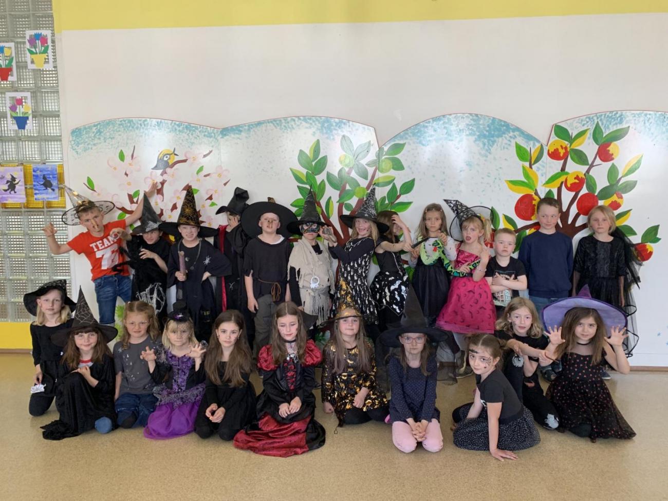 Čarodějnický den  1.A, 1.B, 1.C