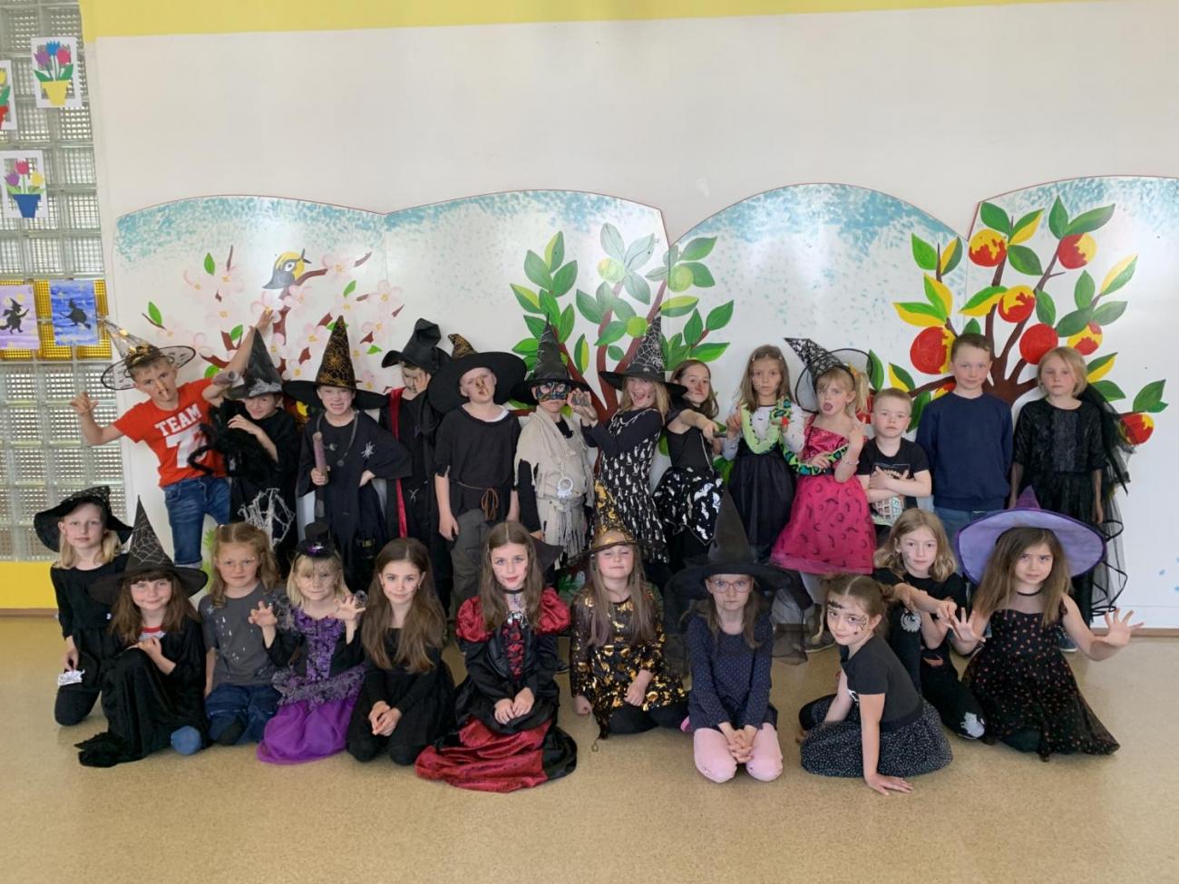 Čarodějnický den  1.A, 1.B, 1.C