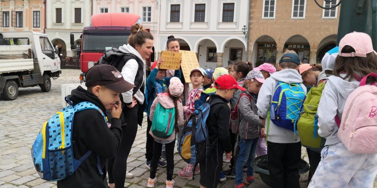 Výlet do Telče za dračím vejcem  1.A