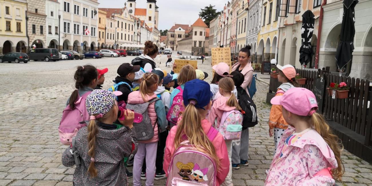 Výlet do Telče za dračím vejcem  1.A