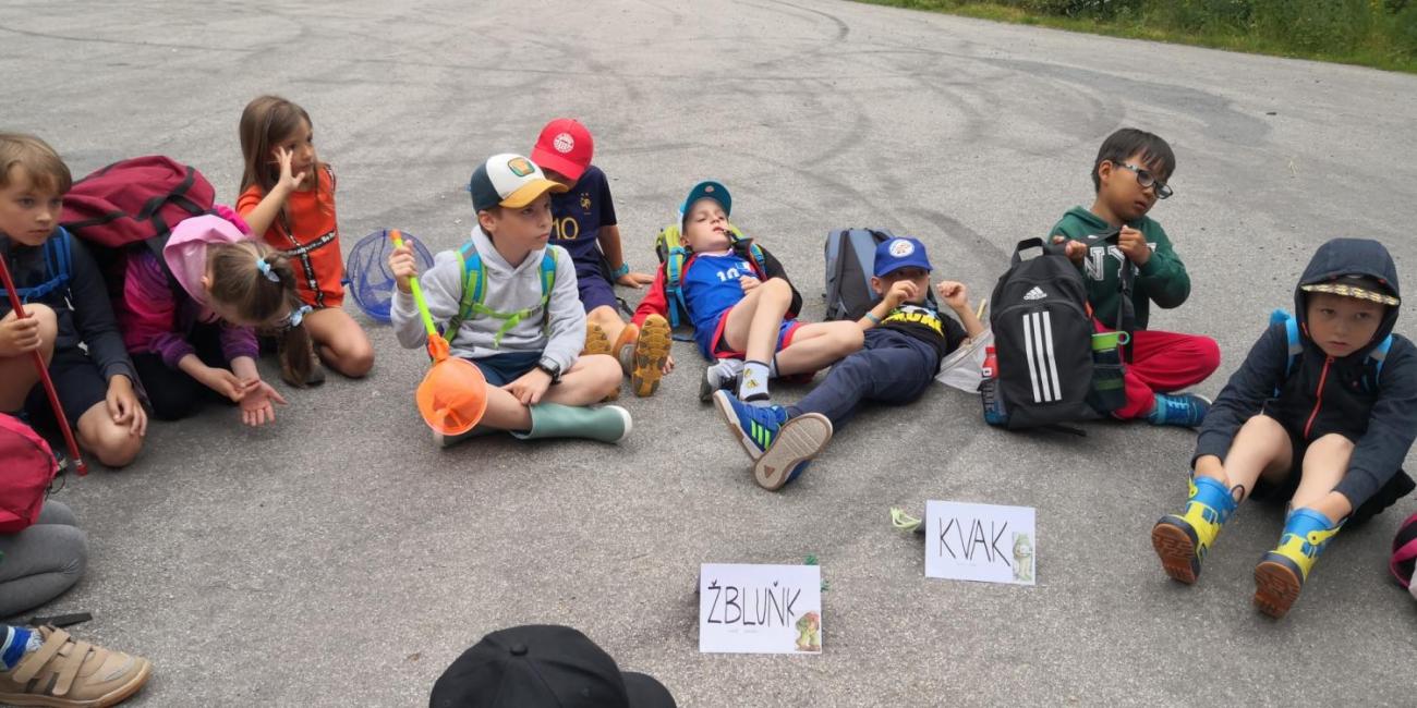 Modré žáby pod Šacberkem  1.A