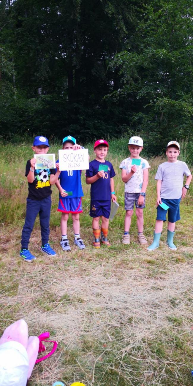 Modré žáby pod Šacberkem  1.A