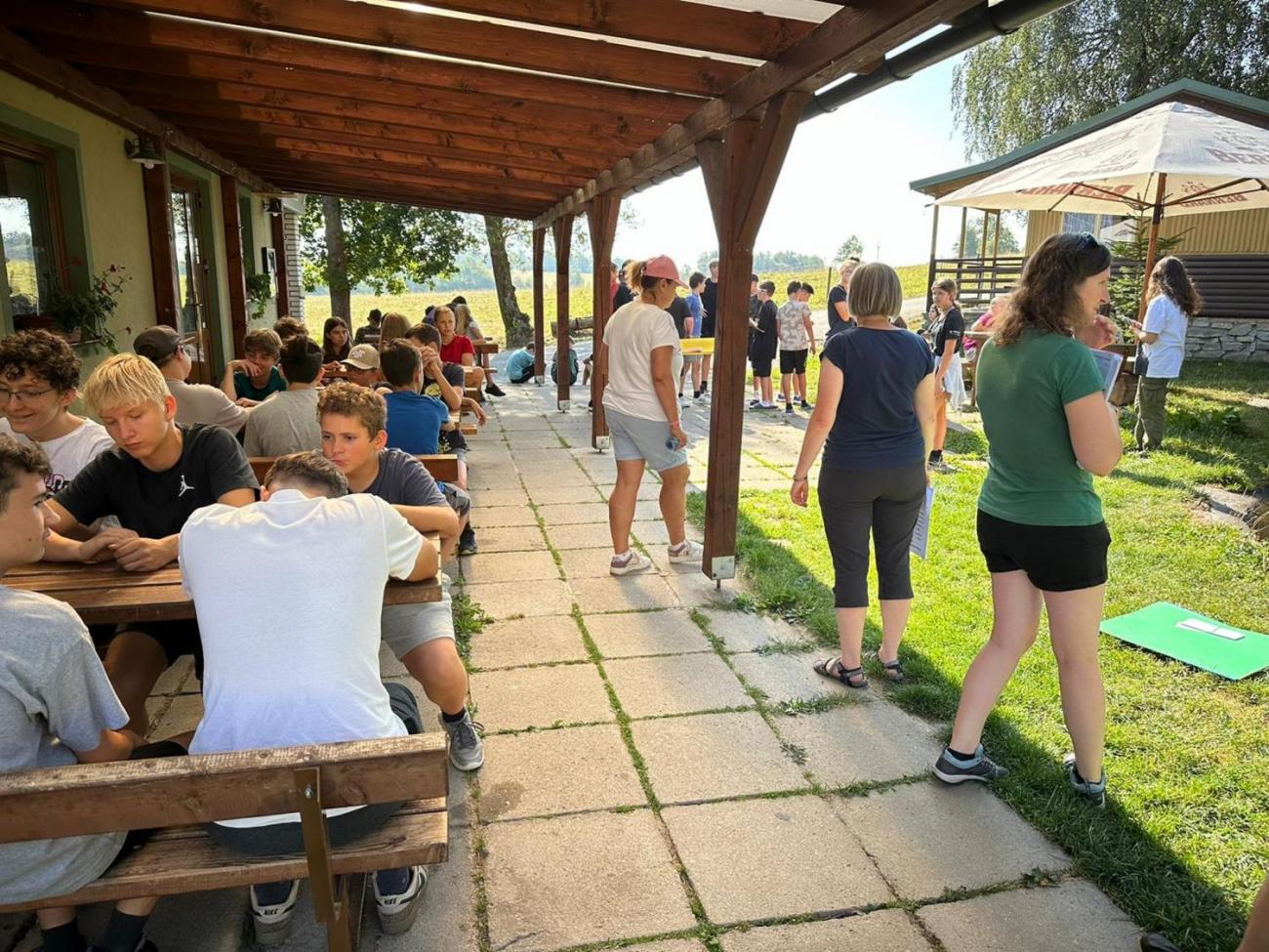 Zápis z výjezdu osmáků…