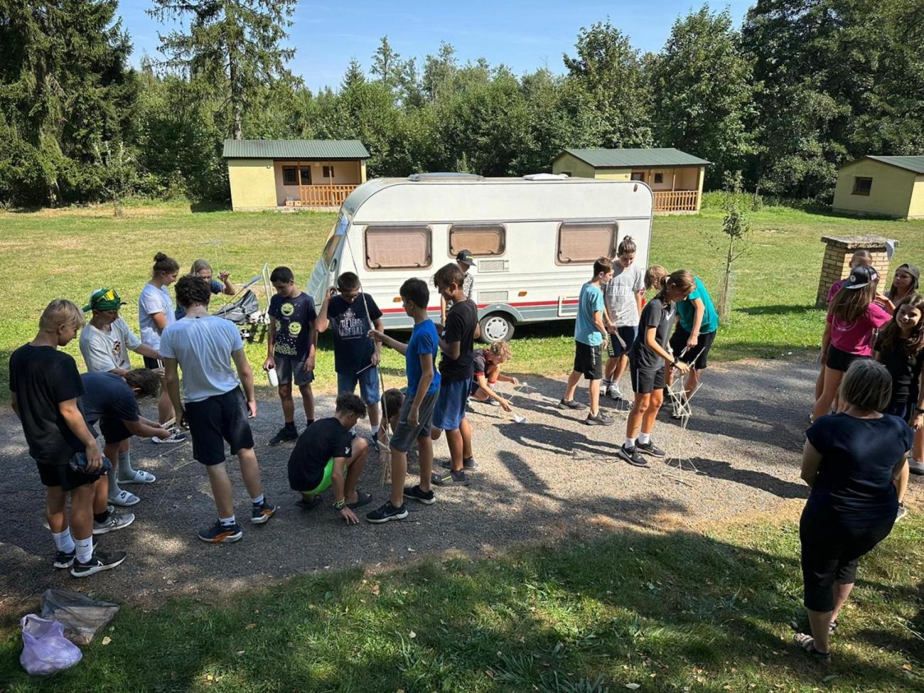 Zápis z výjezdu osmáků…