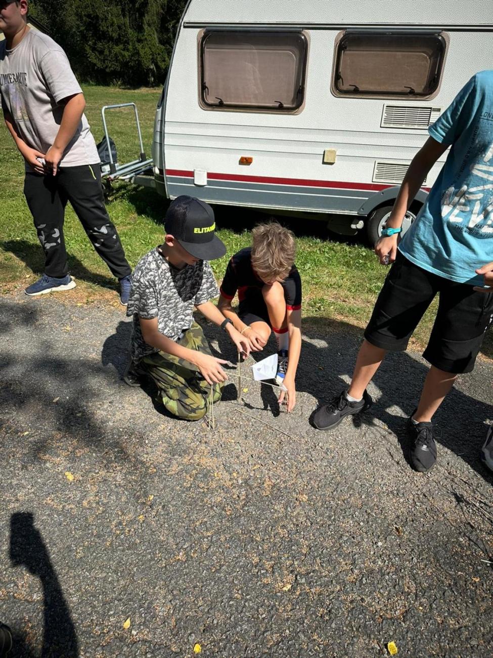 Zápis z výjezdu osmáků…