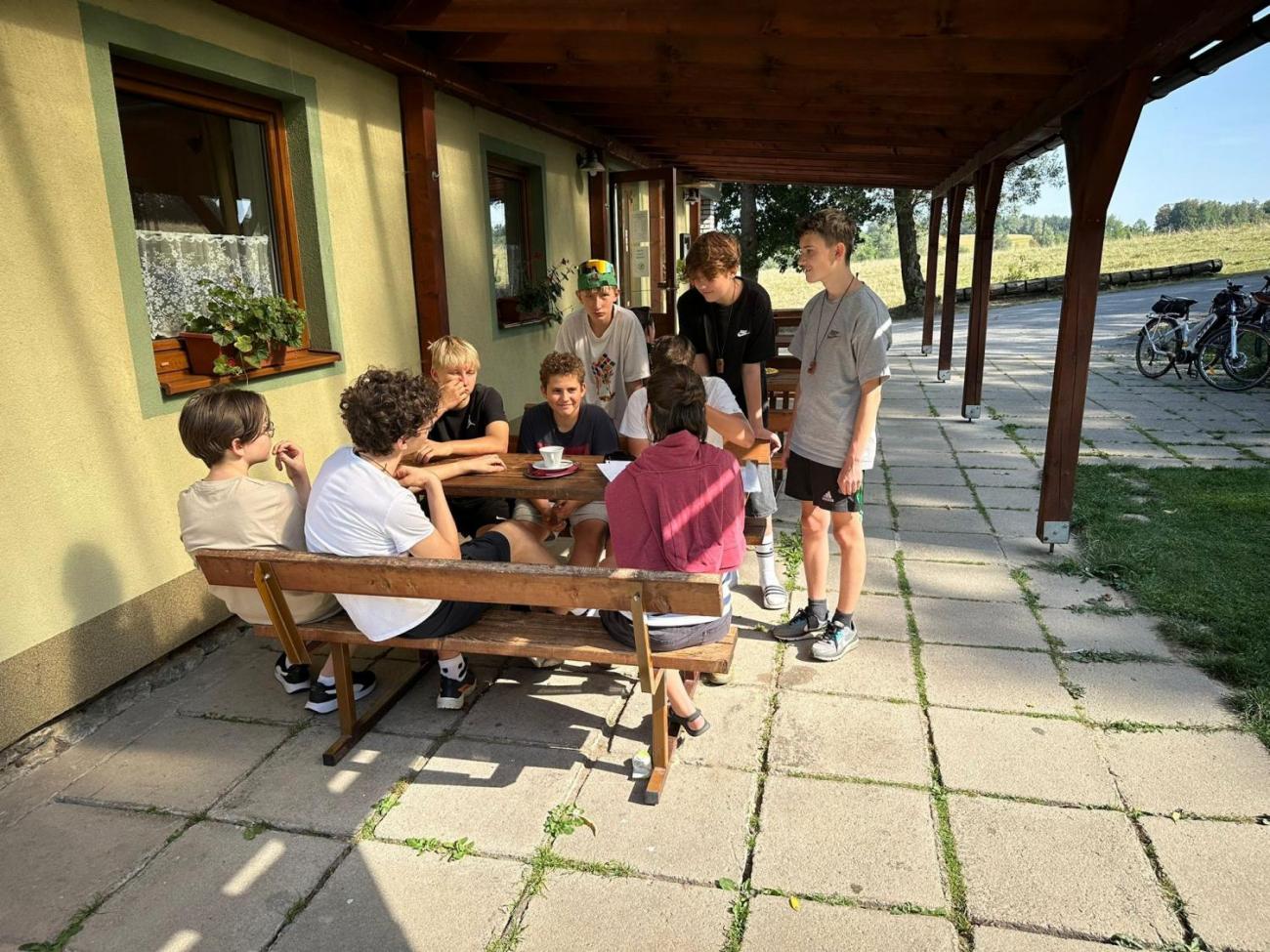 Zápis z výjezdu osmáků…