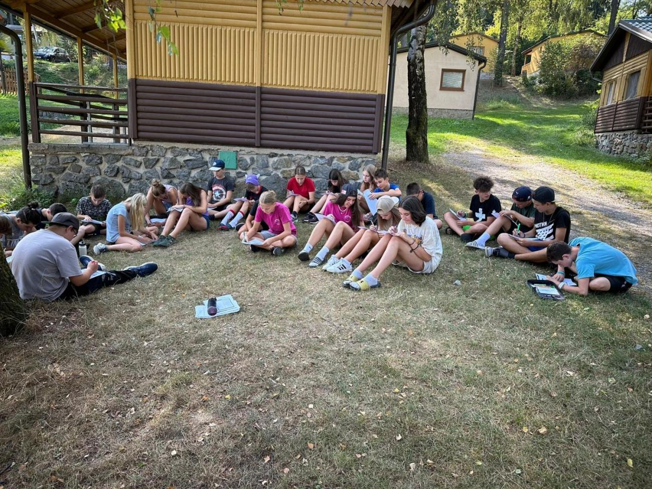 Zápis z výjezdu osmáků…