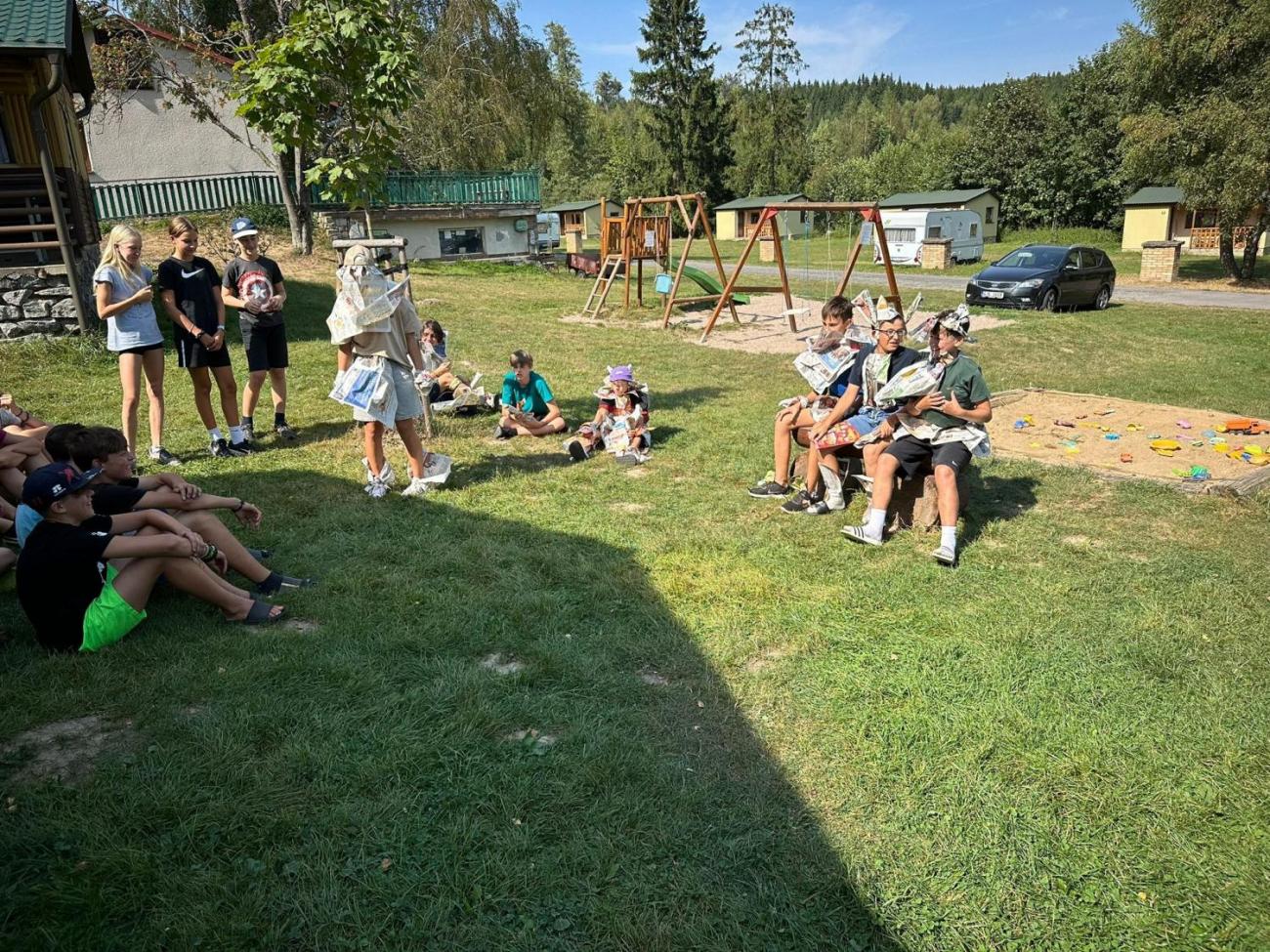 Zápis z výjezdu osmáků…