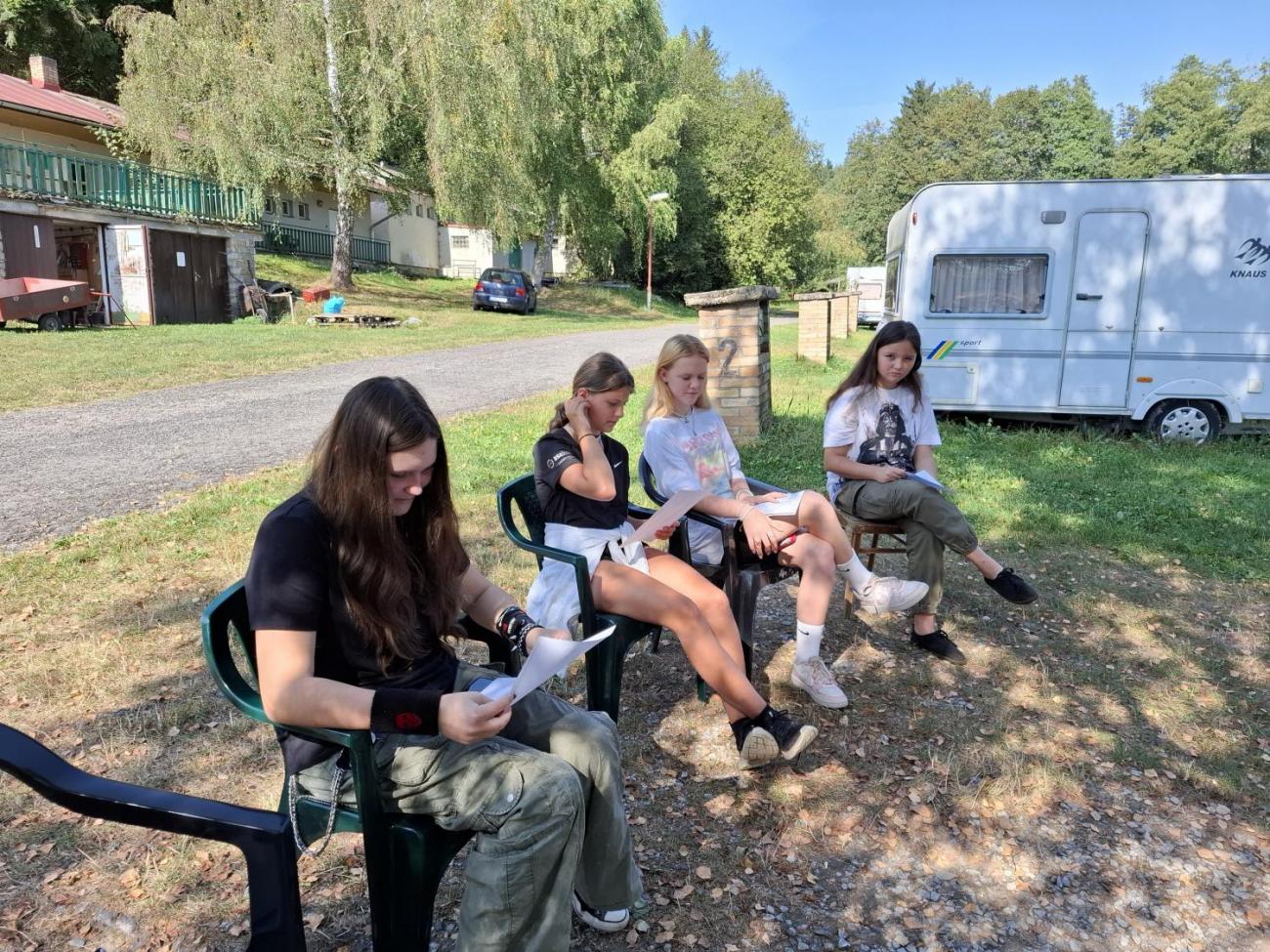 Zápis z výjezdu osmáků…