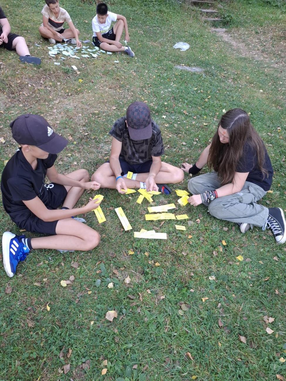 Zápis z výjezdu osmáků…