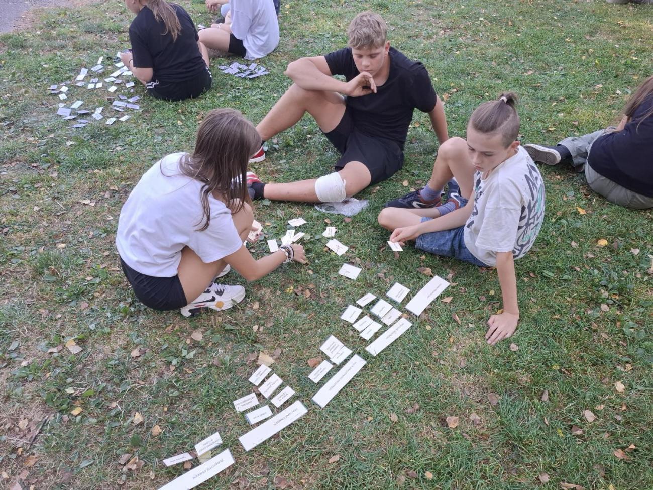 Zápis z výjezdu osmáků…