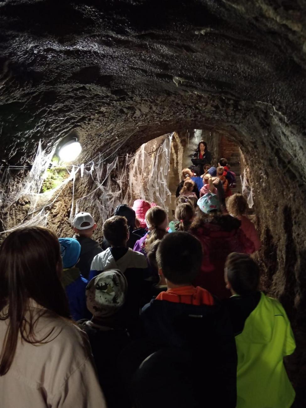 Návštěva jihlavského podzemí 3.B