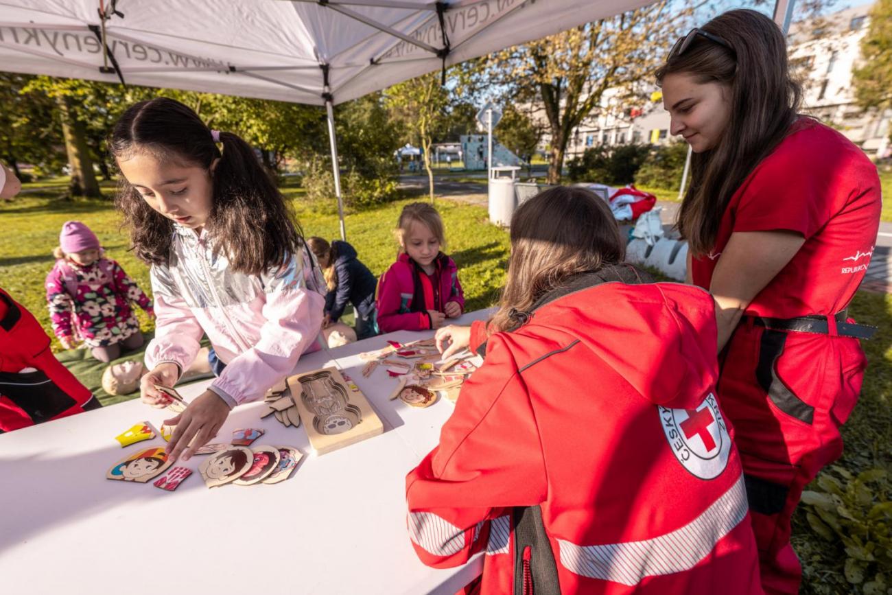 Dětský den na dopravním hřišti, 1. ročníky s 5.B