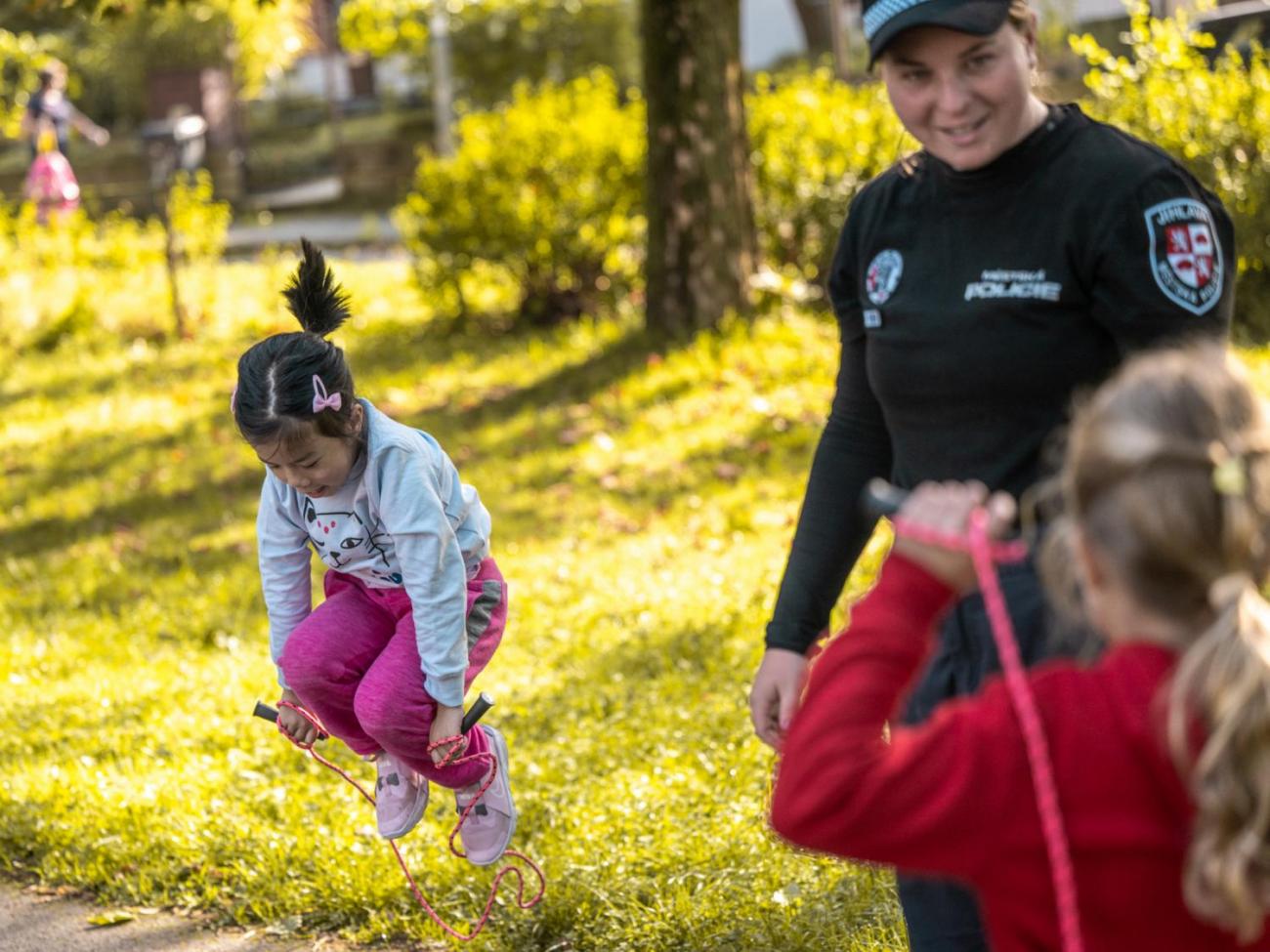 Dětský den na dopravním hřišti, 1. ročníky s 5.B