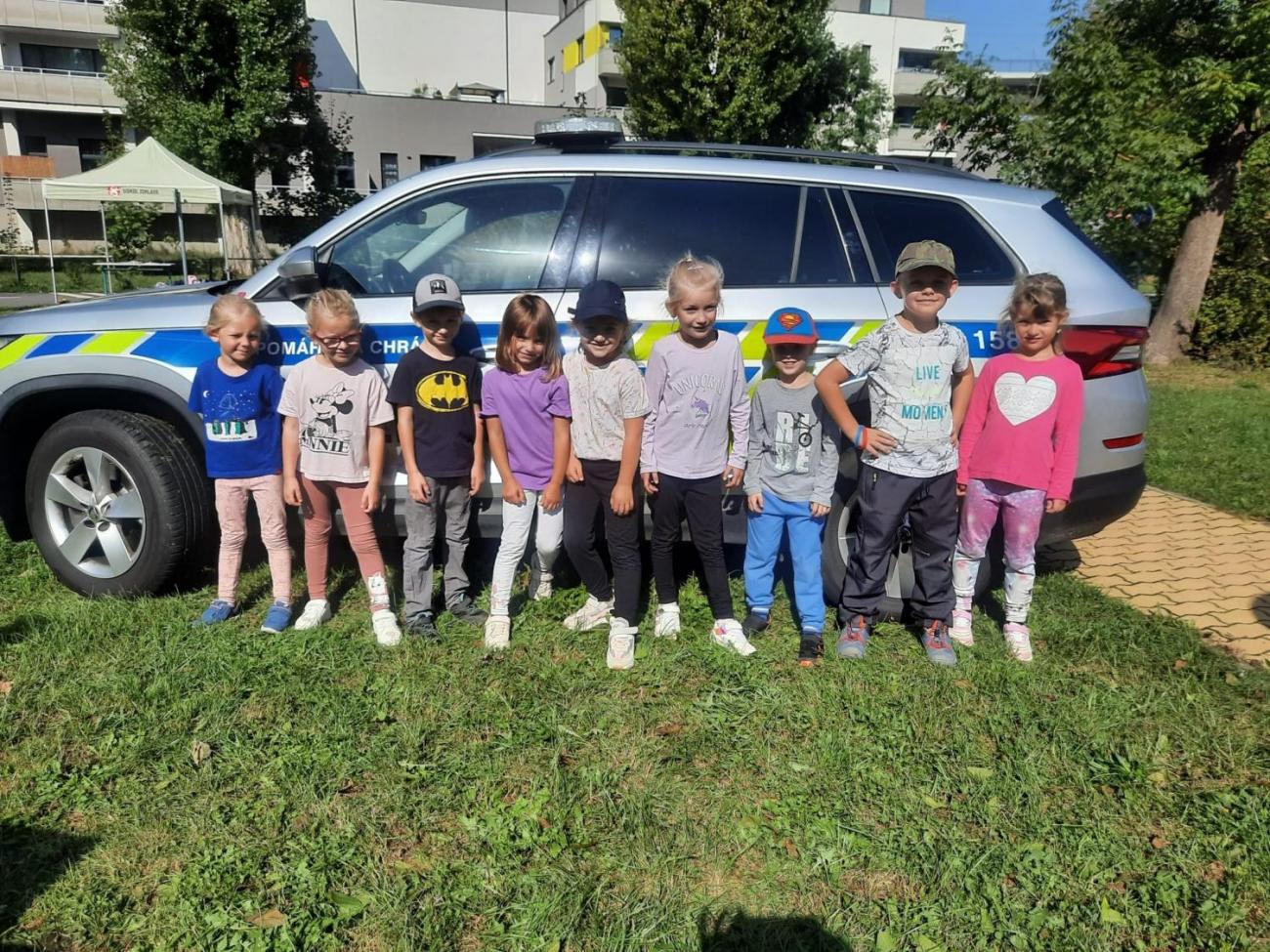 Dětský den na dopravním hřišti, 1. ročníky s 5.B