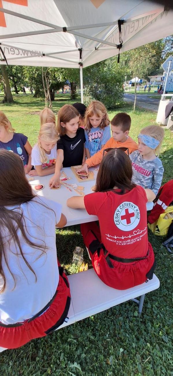 Dětský den na dopravním hřišti, 1. ročníky s 5.B