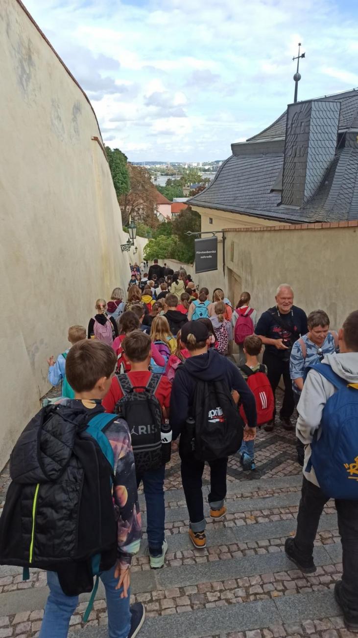 Vlastivědný výlet do Prahy  5. ročník