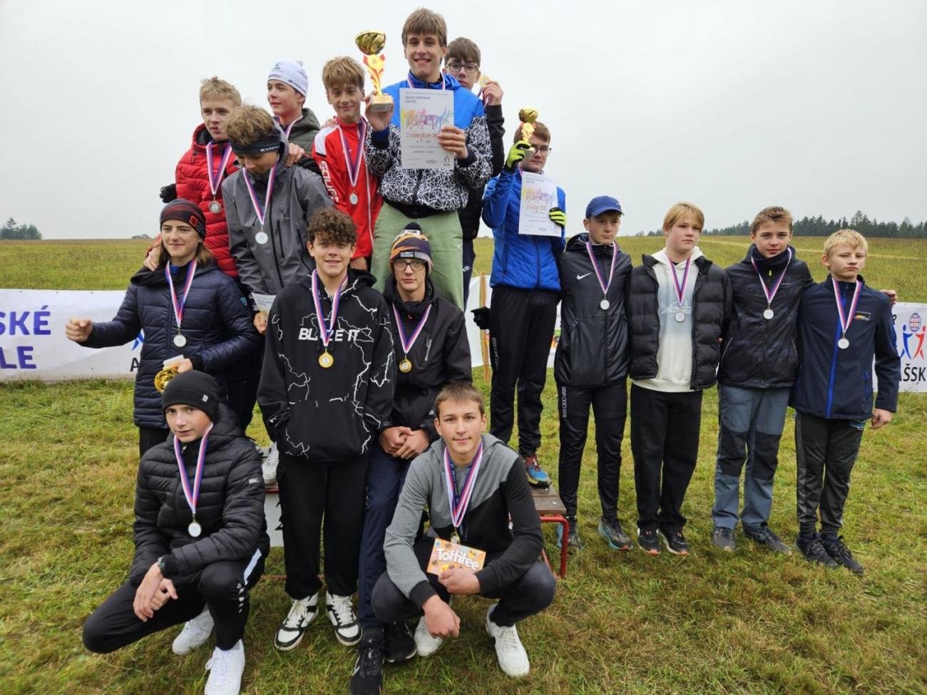 Starší žáci doběhli až na republikové finále!