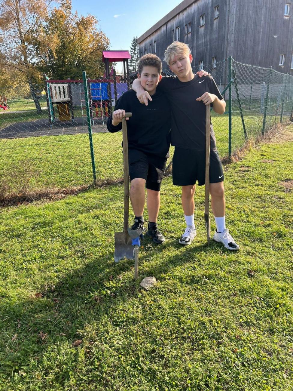 Sázení dubu z Osvětimi