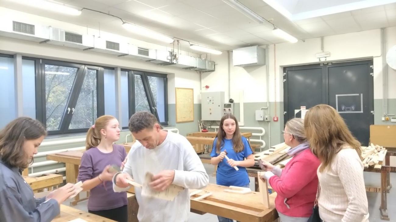 Projekt "Budka" - spolupráce 7.C s klienty DTS Jihlava