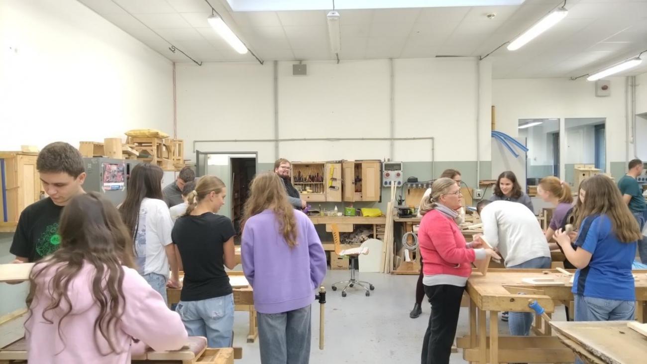 Projekt "Budka" - spolupráce 7.C s klienty DTS Jihlava