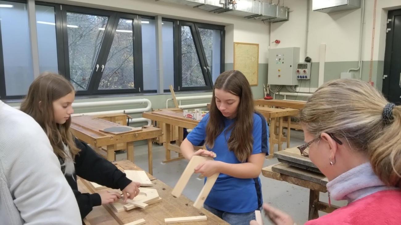 Projekt "Budka" - spolupráce 7.C s klienty DTS Jihlava