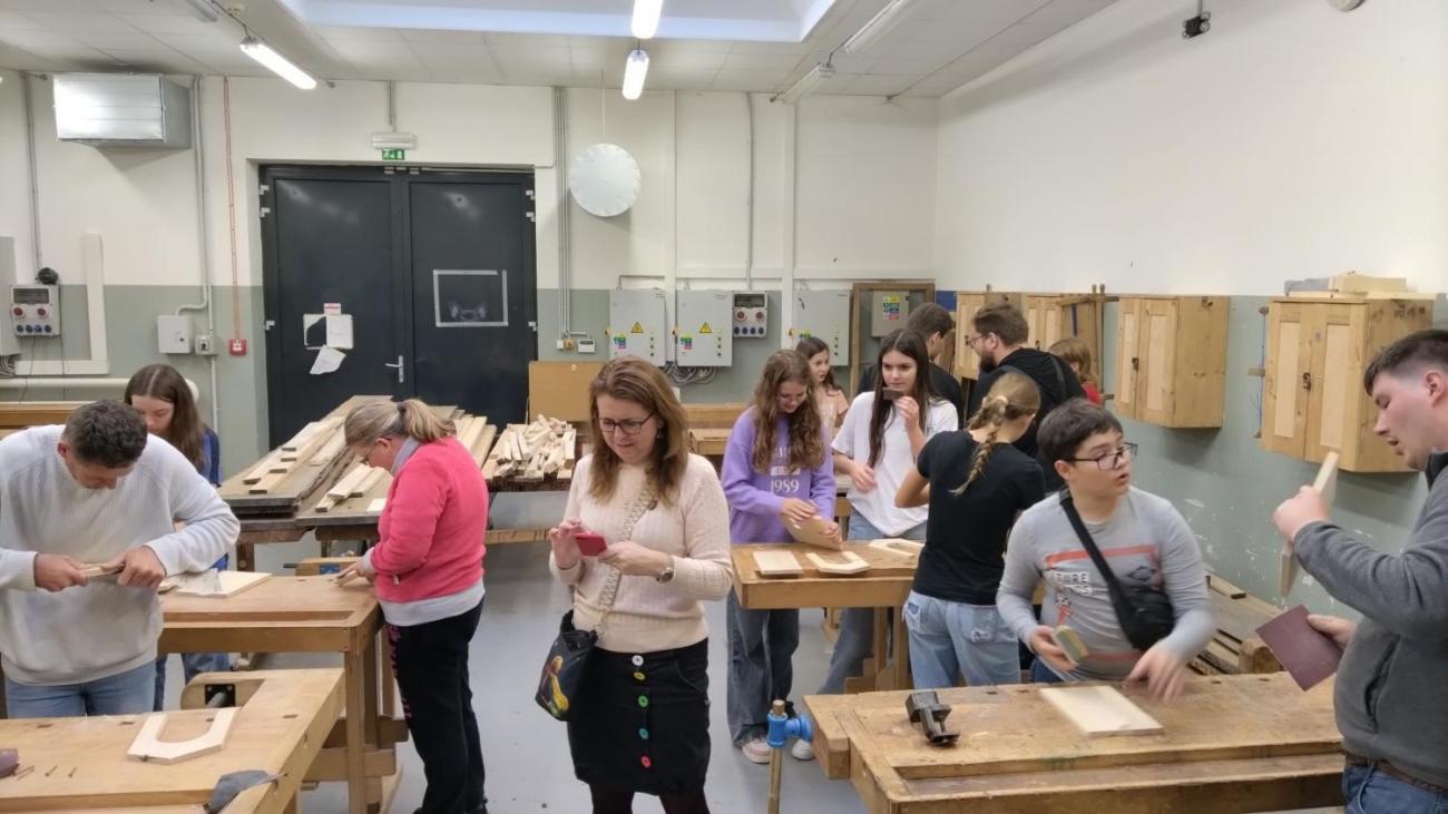 Projekt "Budka" - spolupráce 7.C s klienty DTS Jihlava