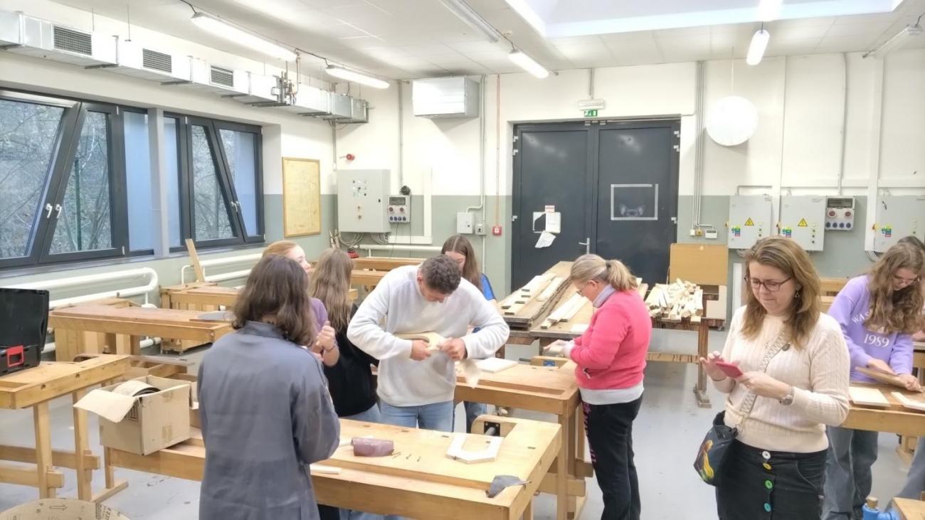 Projekt "Budka" - spolupráce 7.C s klienty DTS Jihlava