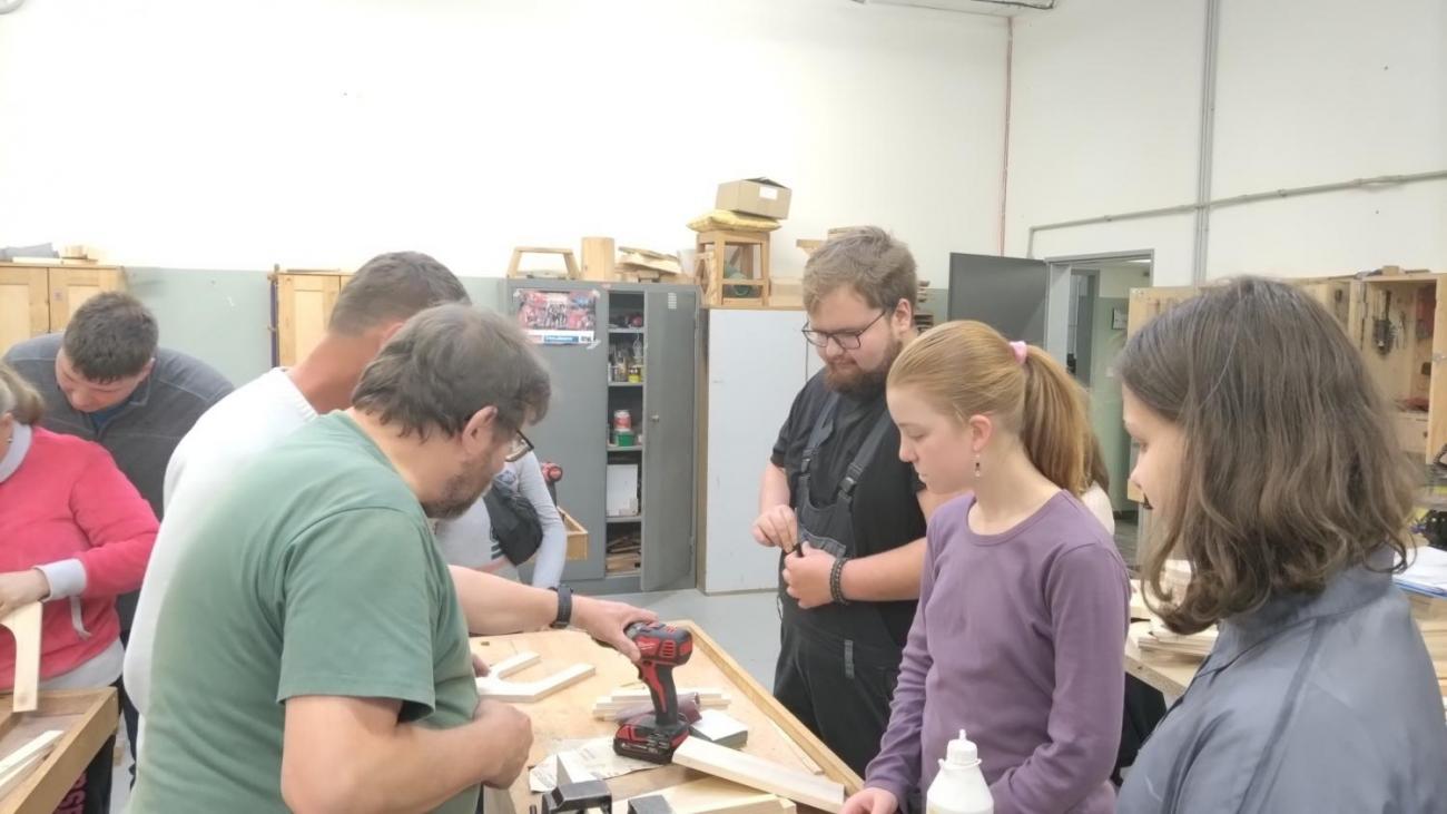 Projekt "Budka" - spolupráce 7.C s klienty DTS Jihlava