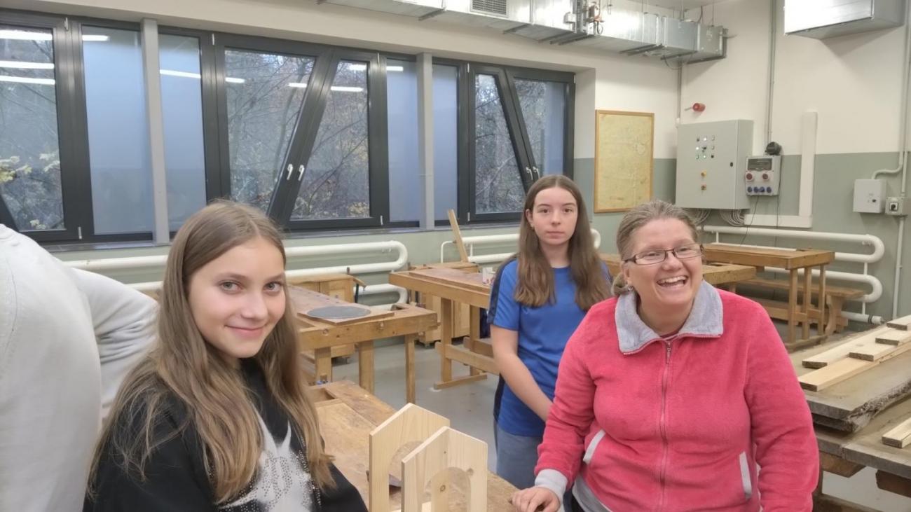 Projekt "Budka" - spolupráce 7.C s klienty DTS Jihlava