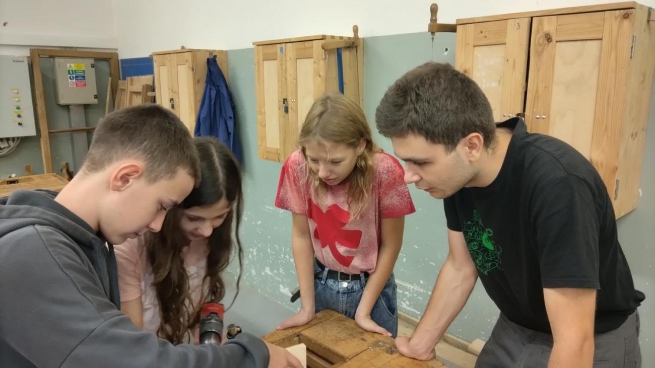 Projekt "Budka" - spolupráce 7.C s klienty DTS Jihlava