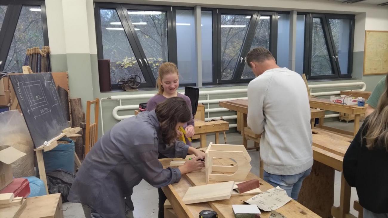 Projekt "Budka" - spolupráce 7.C s klienty DTS Jihlava