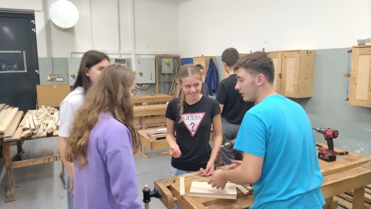 Projekt "Budka" - spolupráce 7.C s klienty DTS Jihlava