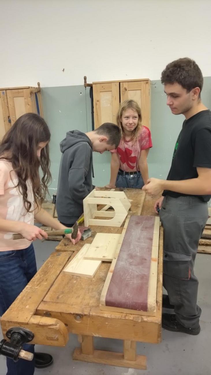 Projekt "Budka" - spolupráce 7.C s klienty DTS Jihlava