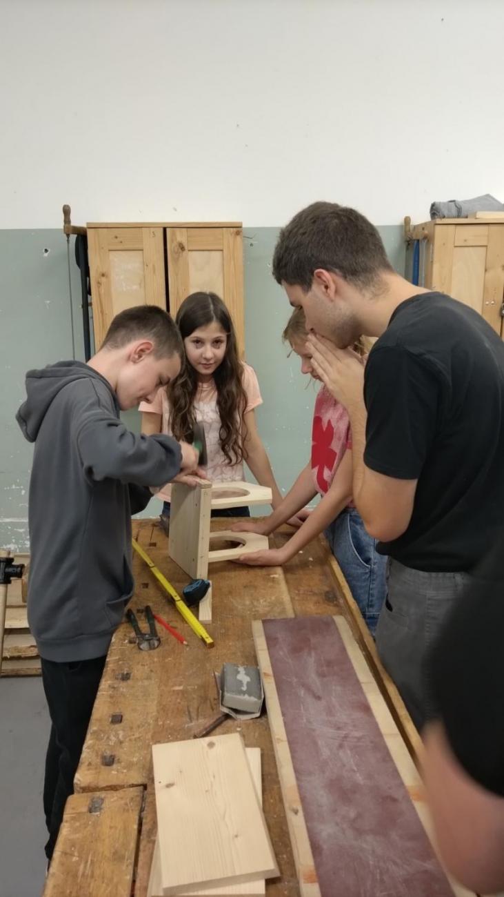 Projekt "Budka" - spolupráce 7.C s klienty DTS Jihlava