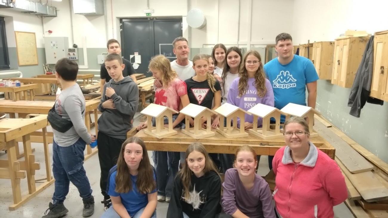 Projekt "Budka" - spolupráce 7.C s klienty DTS Jihlava