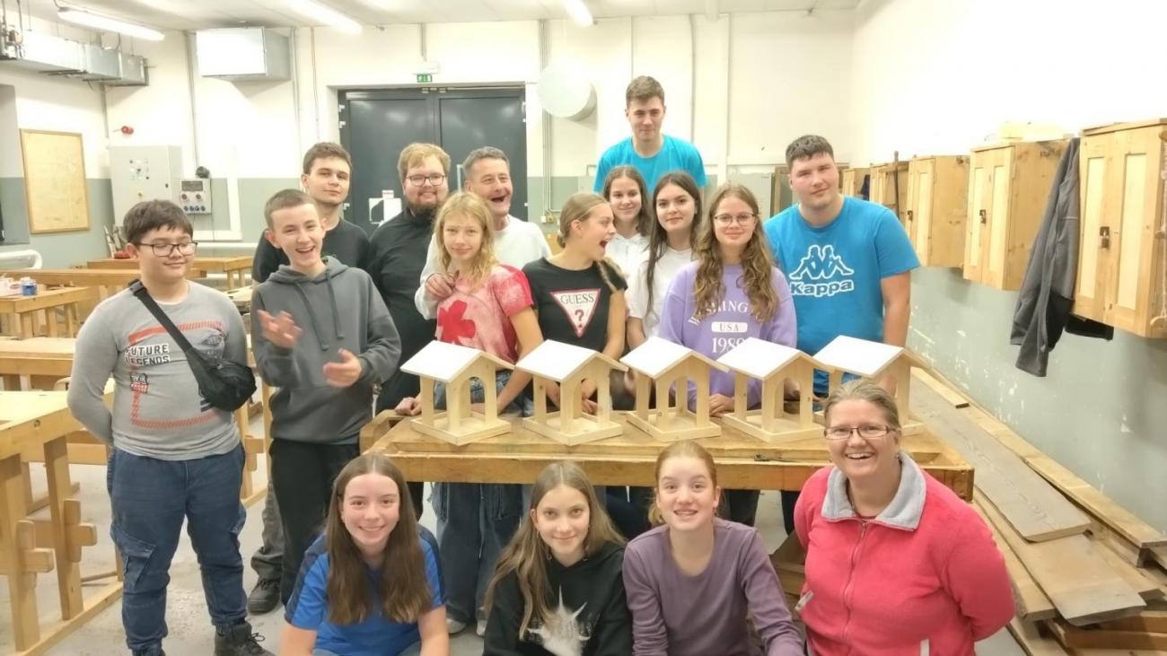 Projekt "Budka" - spolupráce 7.C s klienty DTS Jihlava